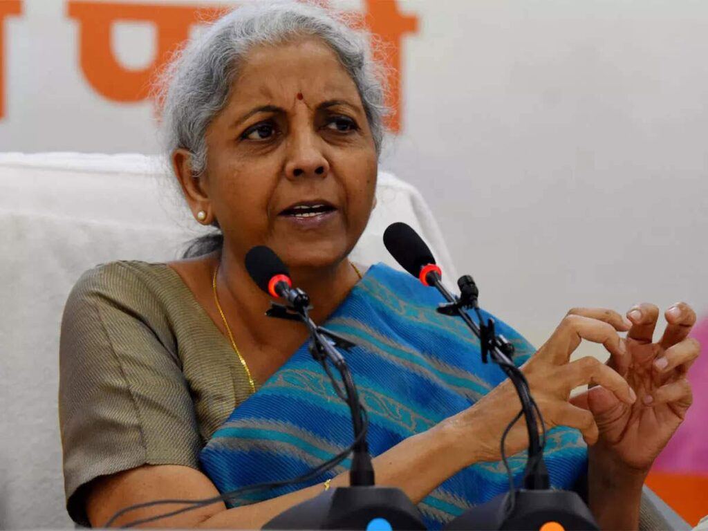 Central Finance Minister Nirmala Sitharaman