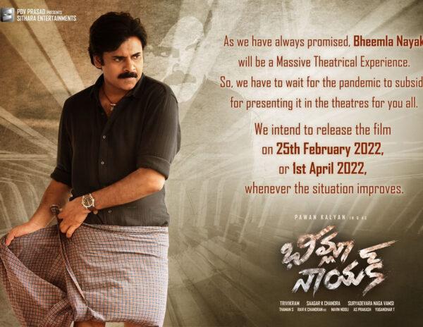 Bheemla Nayak-Release date