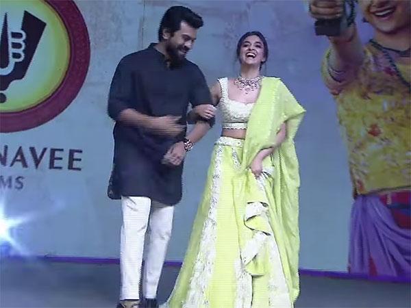 Ram Charan And Keerthy's 'Naatu' Treat