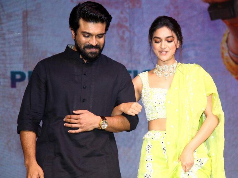 Ram Charan Natu Natu Steps With Keerthi Suresh