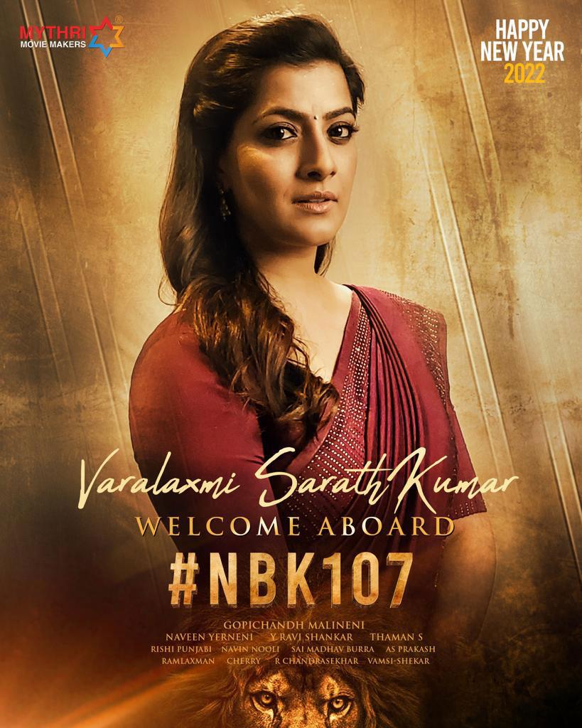 Varalaxmi Sarath Kumar NBK107