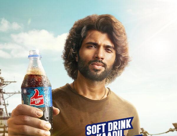 Vijay Deverakonda is the new brand ambassodar of Thums Up
