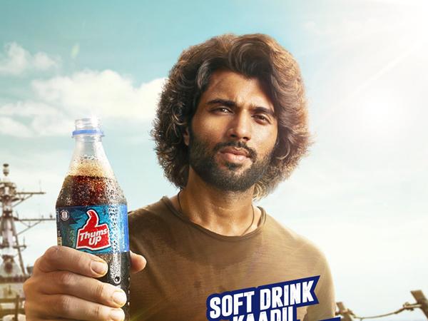 Vijay Deverakonda is the new brand ambassodar of Thums Up