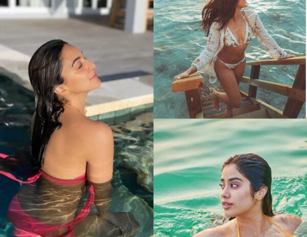 jhanvi kapoor hot bikini
