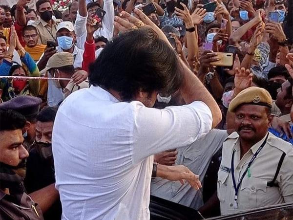 Pawan Kalyan visits Statue of Equality