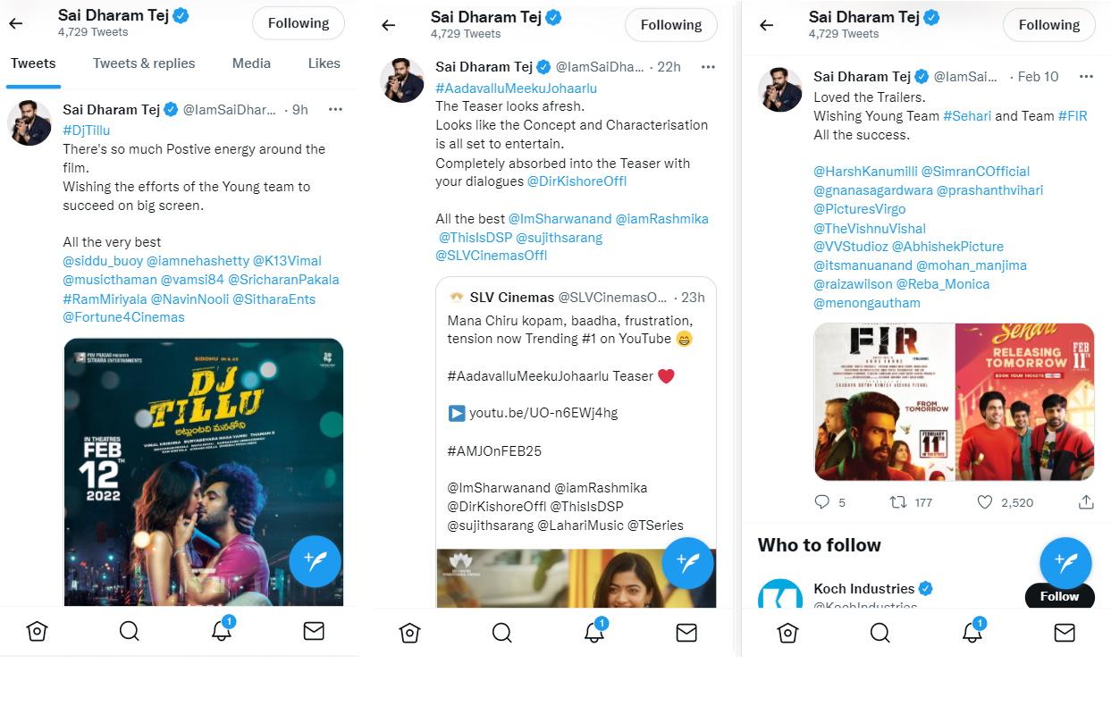 Sai Dharam Tej Tweets_1