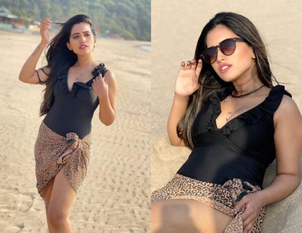 Telugu TV Anchor Sravanthi Prashanth hot bikini