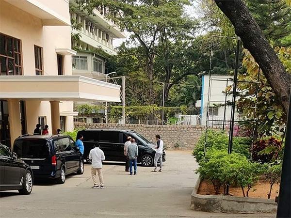 Trivikram At Prasad Labs For Bheemla Final Cut!