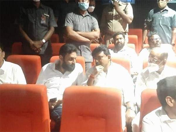 kodali nani perni nani at g3 theatre to watch bheemla nayak