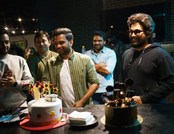 Allu Arjun Team Sarath Birthday