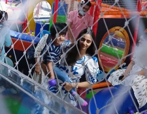 Jr NTR’s Wife Lakshmi Pranathi And Son Bhargav Ram Spotted