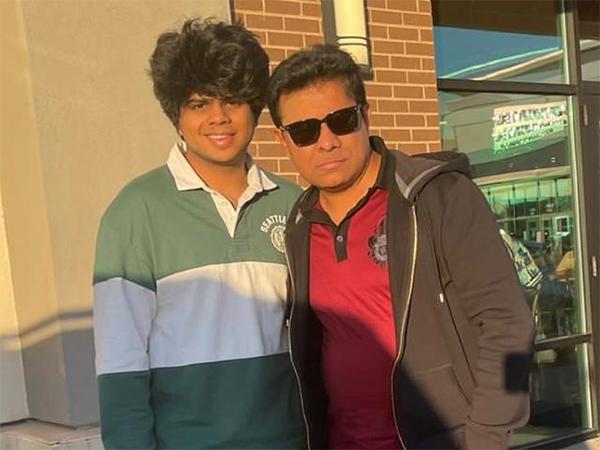 Pic Talk: KTR Meets His Alludu In USA