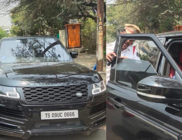 Police Stops Allu Arjun's Car
