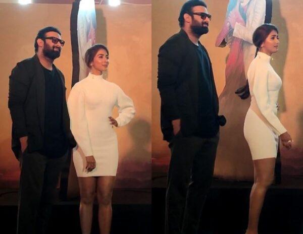 Prabhas And Pooja: Not Even Eye Contact