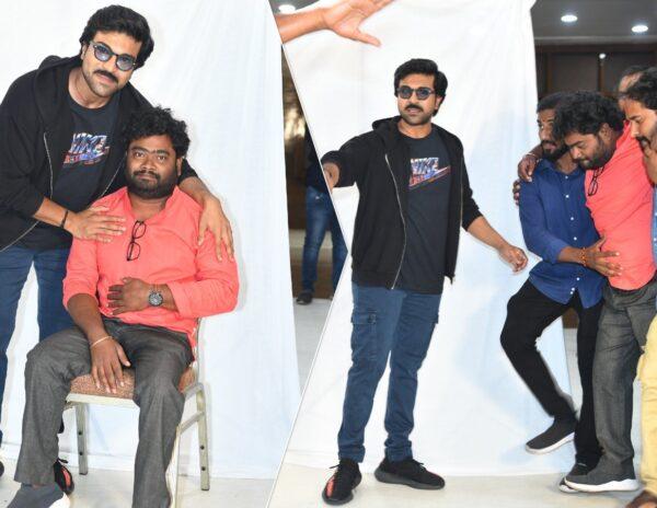 Ram Charan Ask For a Chair for His Fan!