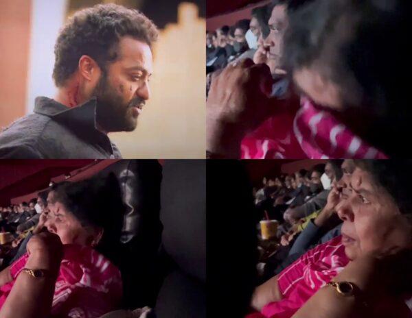 Viral Video_ Woman Wiping Tears Watching Jr NTR