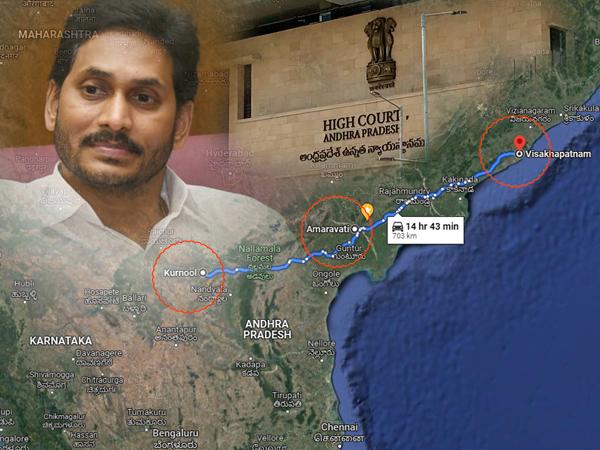 ys Jagan - Three Capitals andhra pradesh high court
