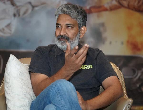 Rajamouli RRR movie press meet