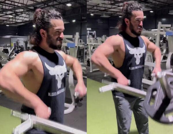 Akhil Silently Sweating Hard