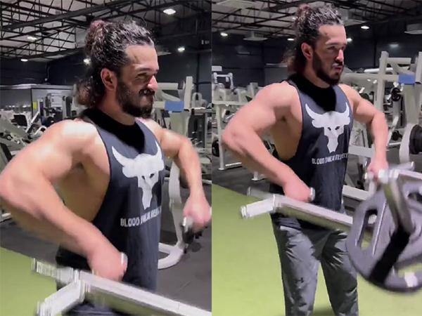 Akhil Silently Sweating Hard