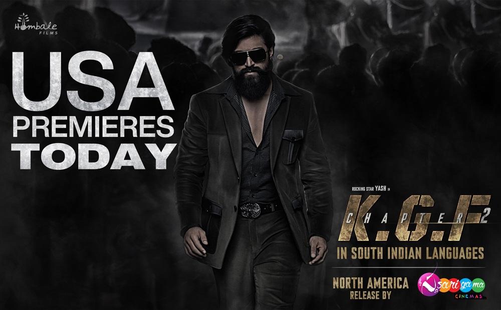  Monster KGF 2 US Premieres Today!
