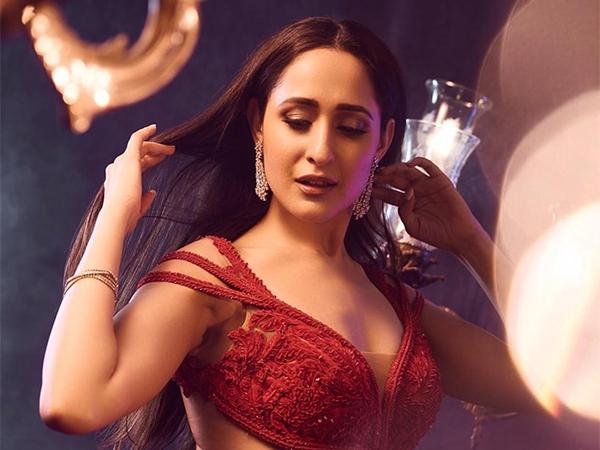 Pic Talk - Pragya Jaiswal Tempts in a Red Gown