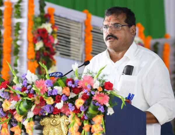 where is education minister Botcha Satyanarayana