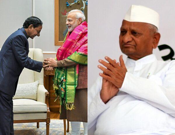KCR_NArendra_Modi_Anna_Hazare