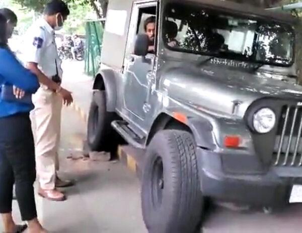 Woman Rammed Her Car Into Balakrishna's Gate