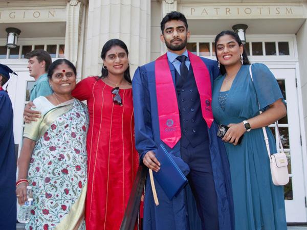 YS_Sharmila_Son_Graduation_Cermony