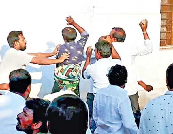 Atmakur Bypoll: Two Factions Of YCP Pelt Stones At Each Other
