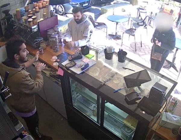 CCTV Footage Captures Coffee Shop Assault on Indian