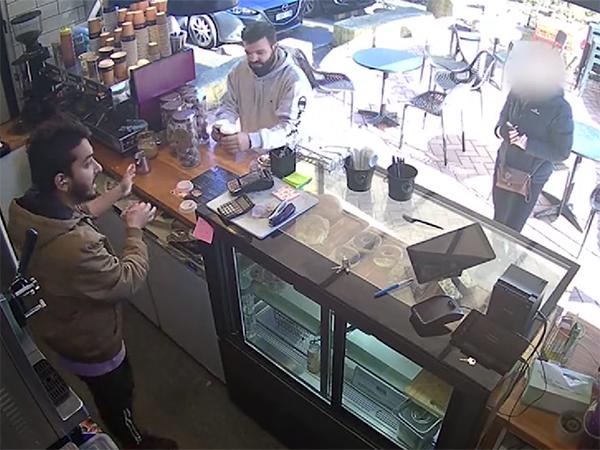 CCTV Footage Captures Coffee Shop Assault on Indian