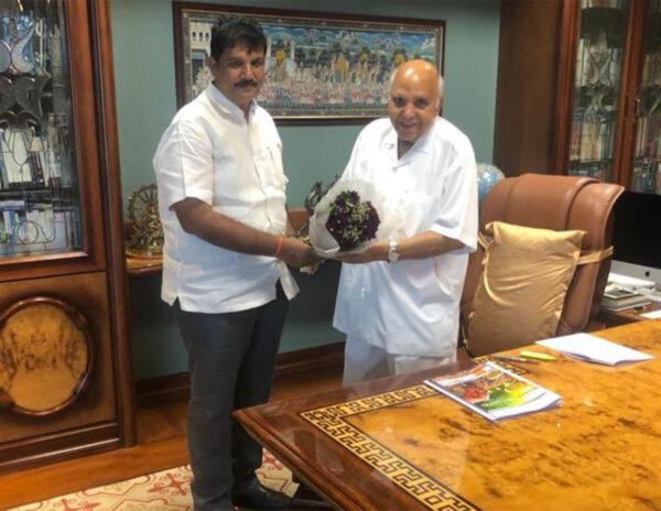 TDP Senior Leader Meets Ramoji Rao!