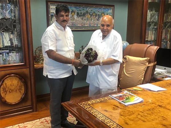 TDP Senior Leader Meets Ramoji Rao!
