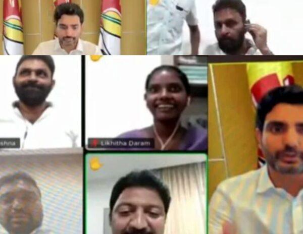Nara-Lokesh-Zoom-Meeting-Vallabhaneni-Vamsi-Kodali-Nani