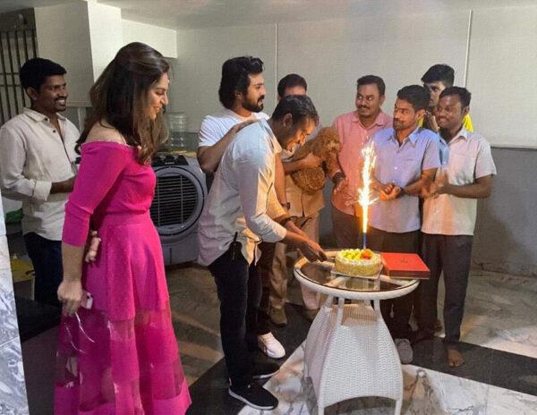 Ram Charan Celebrates Driver's Birthday