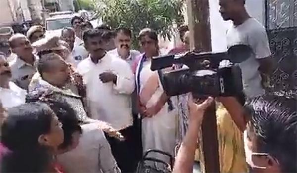 Police cases on people who questioned in Gadapa Gadapa program