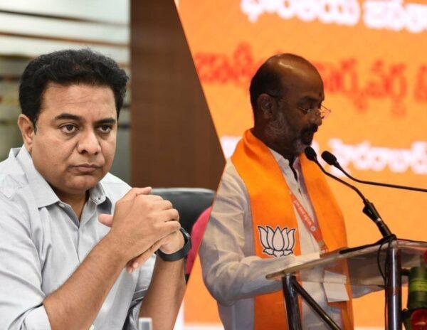KTR-Bandi-Sanjay-Kumar-BJP-Telangana