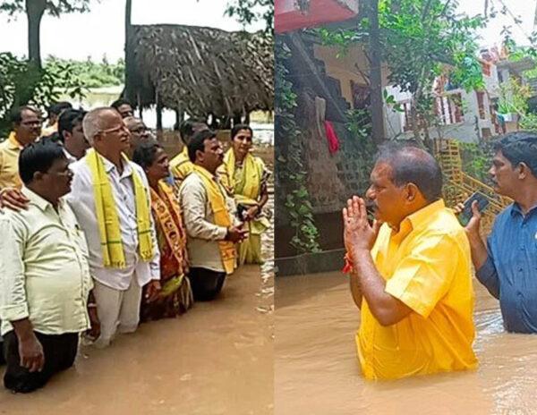 Nimmala RamaNaidu toured peddalanka village