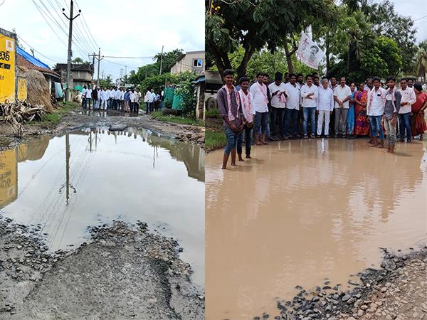TDP Janasena Parties AP Roads Issue