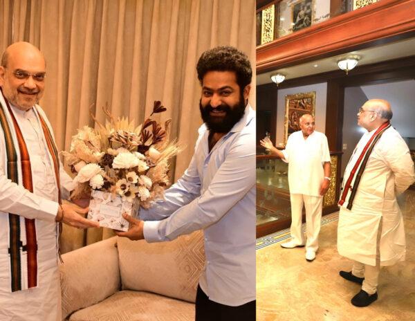 Amit Shah met Jr. NTR and Ramoji