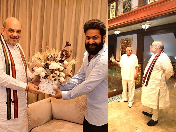 Amit Shah met Jr. NTR and Ramoji