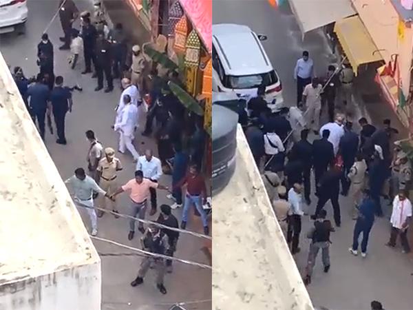 Viral Video: Bandi Sanjay Carries Amit Shah's Chappals
