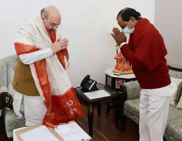 KCR-Amit-Shah
