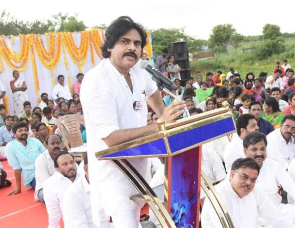 pawan kalyan speech at kadapa Rythu Bhrosa Yatra