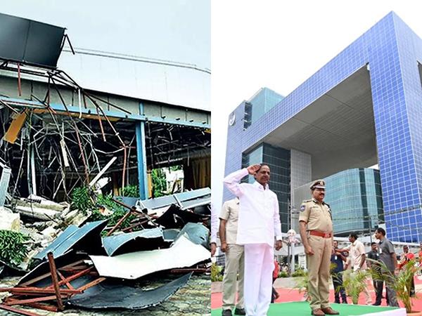 Praja-Vedika-Demolition-Telangana-Police-Command-Control-Centre-Inauguration