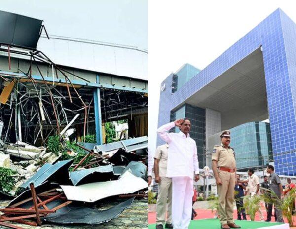 Praja-Vedika-Demolition-Telangana-Police-Command-Control-Centre-Inauguration