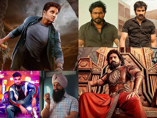 South-Indian-Films-OTT-Thallumalla-Bimbisara,-Viruman-SitaRamam-NnaThaanCaseKodu-Dobaara--LaalSinghChaddha-RakshaBandhan-RamaRaoOnDuty-Karthikeya2-