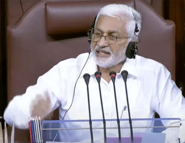 Vijaysai Reddy sat on Rajya Sabha Chairman's seat